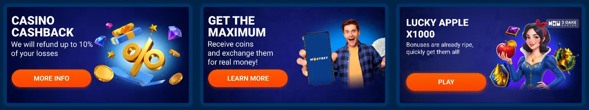 Mostbet Casino: dostawcy gier i wybór kategorii